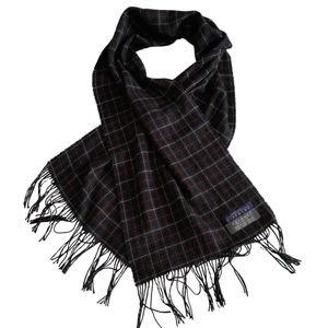 Givenchy Monsieur Cashme Plaid Tassel Acrylic Scarf